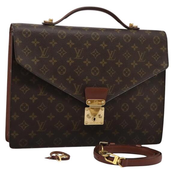 LOUIS VUITTON Monogram Porte Documents Bandouliere Bag M53338 - Picture 1 of 16
